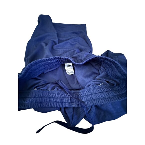 New Balance Youth XL Athletic Basketball Shorts Navy Blue - Picture 5 of 13